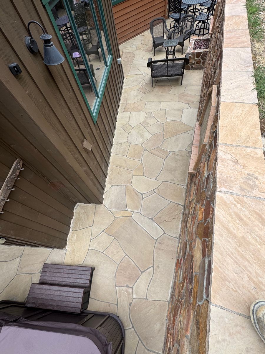 custom hardscape masonry for EHJP Masonry in Silverthorne, CO