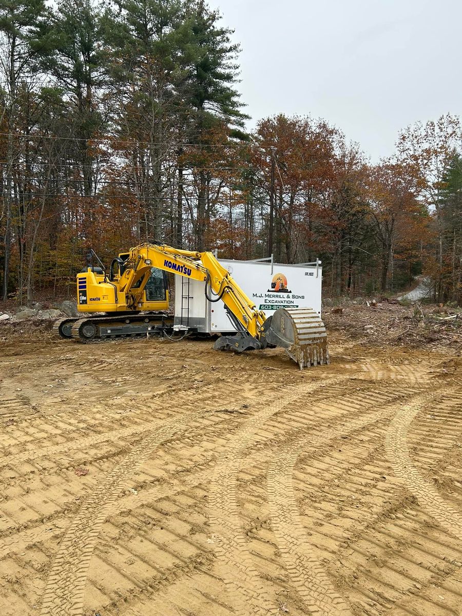 Leveling for M.J. Merrill & Sons Excavation in Manchester, NH