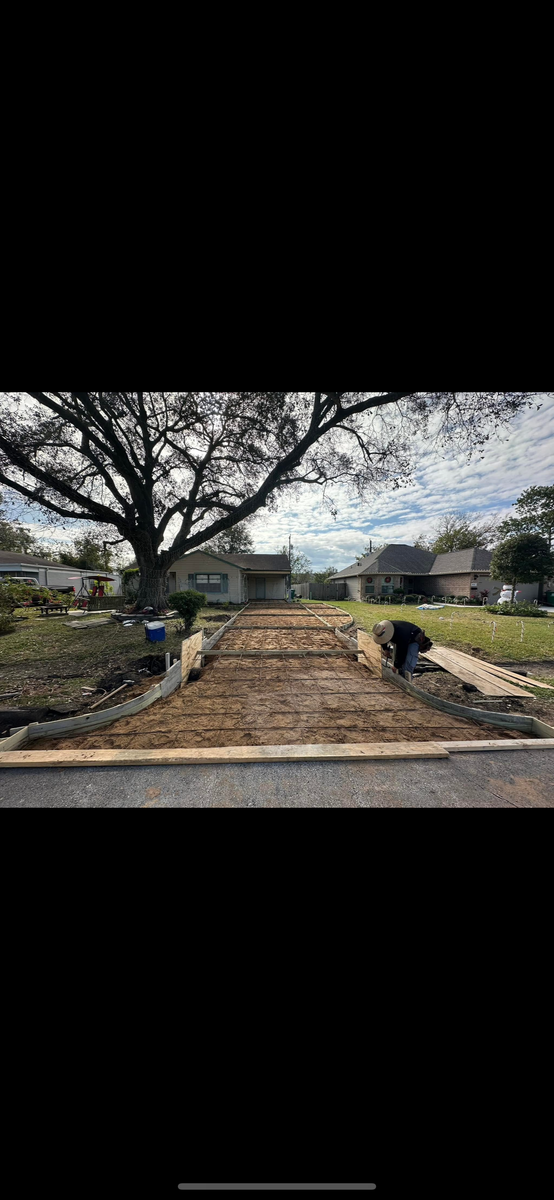 Driveway Construction for NG Concrete Services in Houston, TX