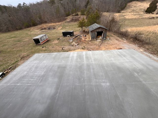 Concrete Slab Construction for A&J Concrete Service in Knoxville, TN