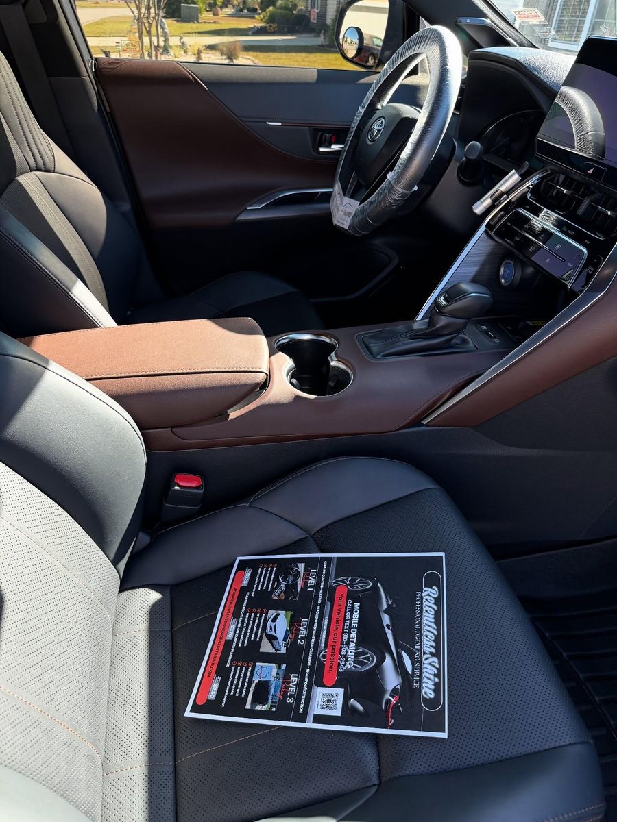 Gold Package "FULL detail" for Relentless Shine Mobile Detailing in Calabash, NC