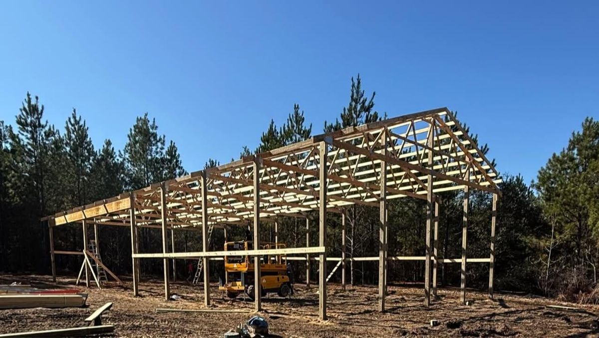 Custom Pole Buildings for J & J Specialties in Lexington , SC