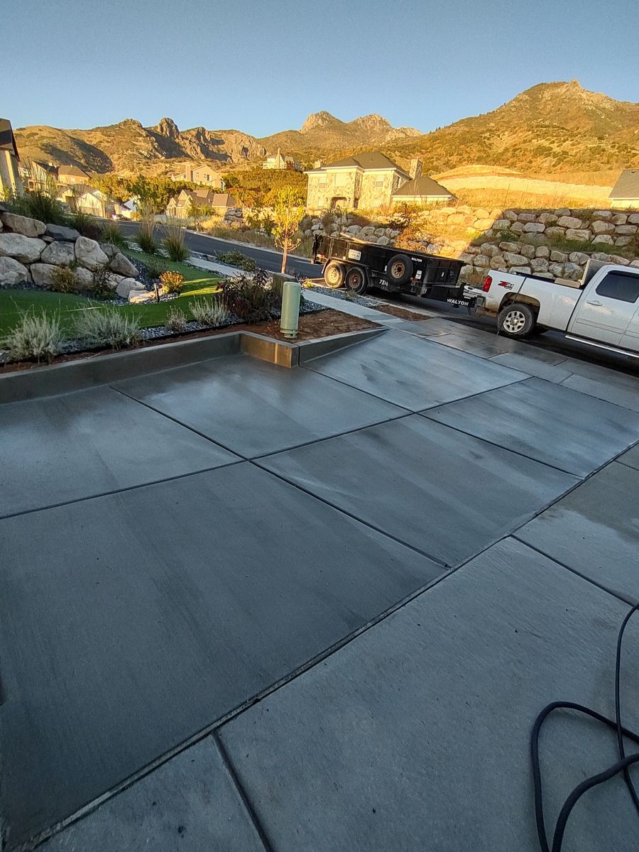 Patio Design & Installation for CTE Concrete in Kaysville, UT