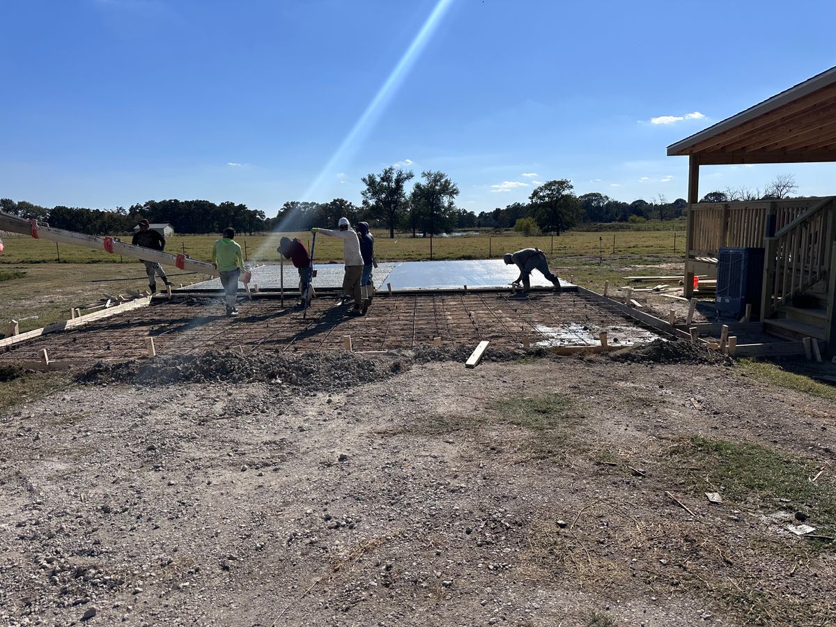 Concrete Slab Construction for Concrete Jungle in Dallas, TX
