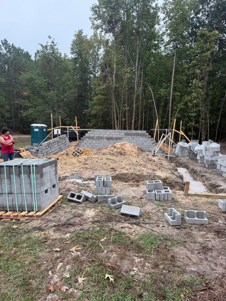 Land Grading And Back Filling for Southern Pride Development in Blythewood, SC