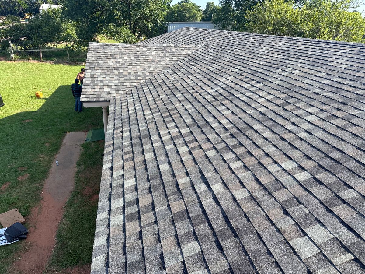 Roofing for Triple C Improvements in Carnegie, OK