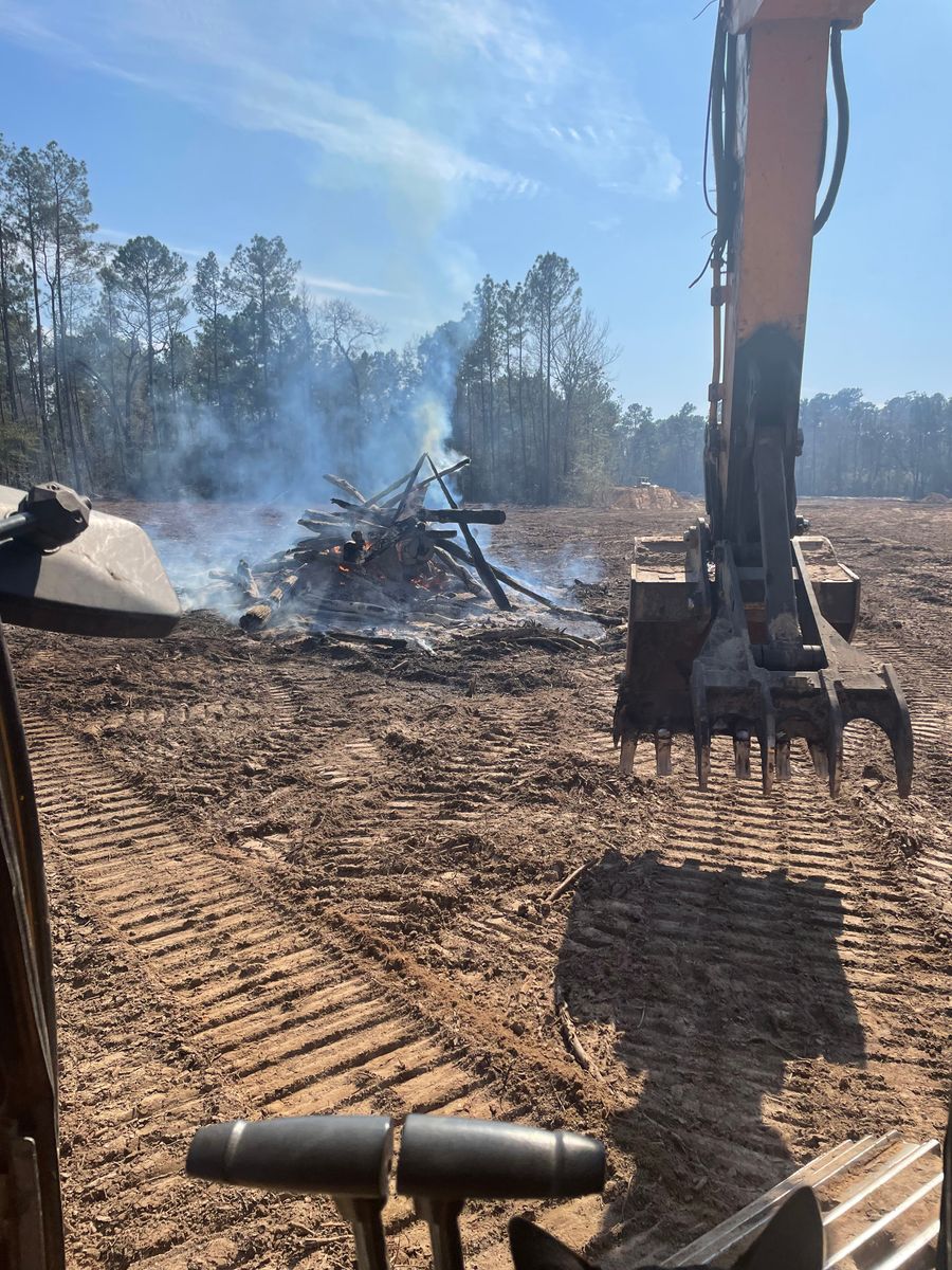 Land Clearing for Arnold Construction in Magnolia, TX