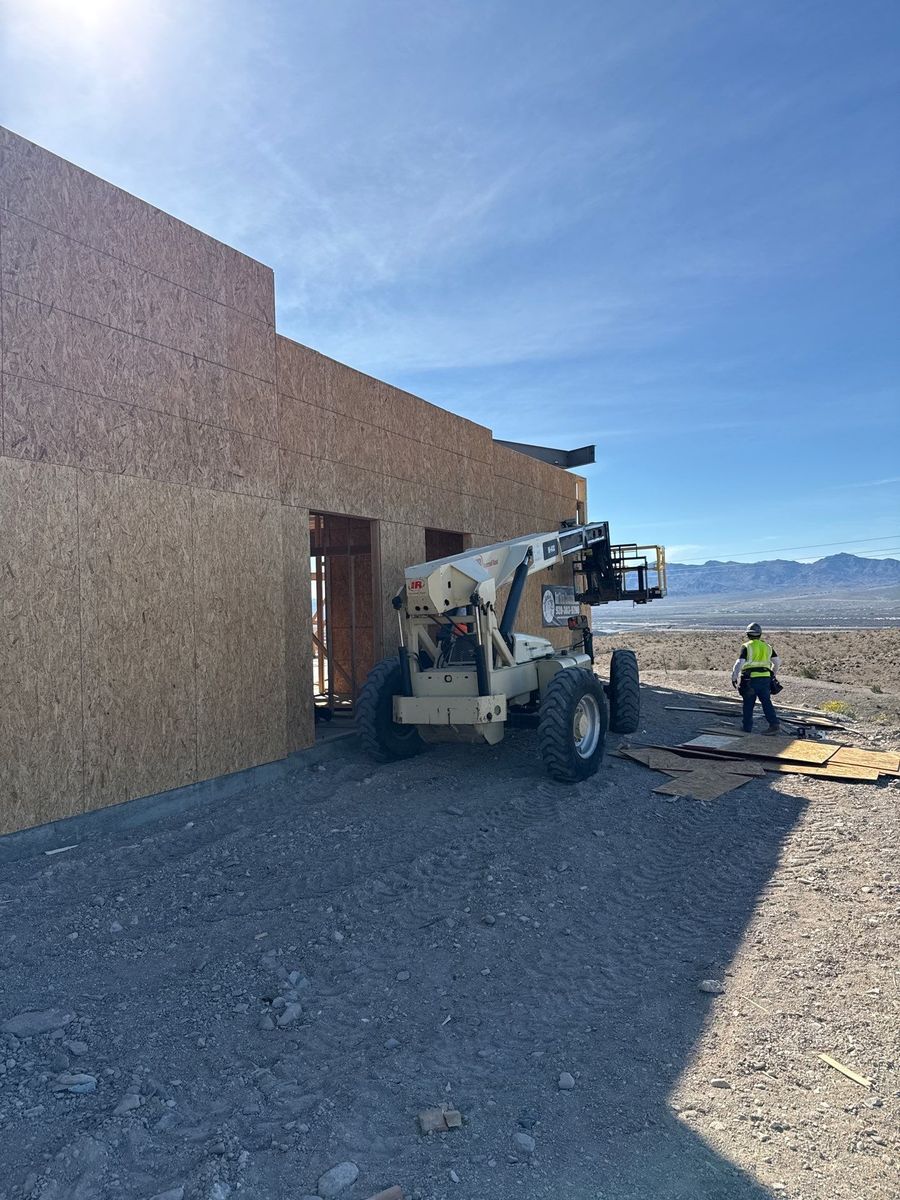 Framing for Ant Farm Construction in Kingman, AZ
