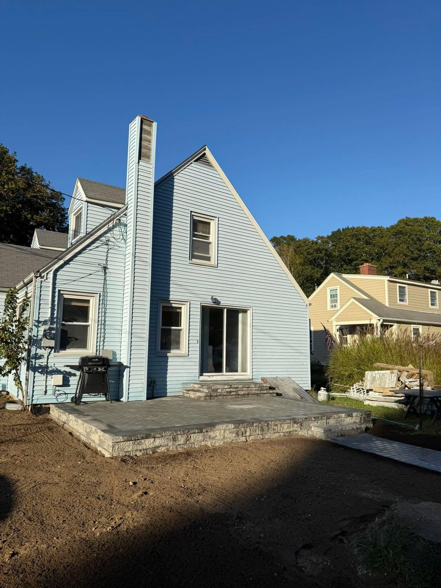 Concrete Slab Construction for Cardinal Landworks LLC in Canterbury, CT