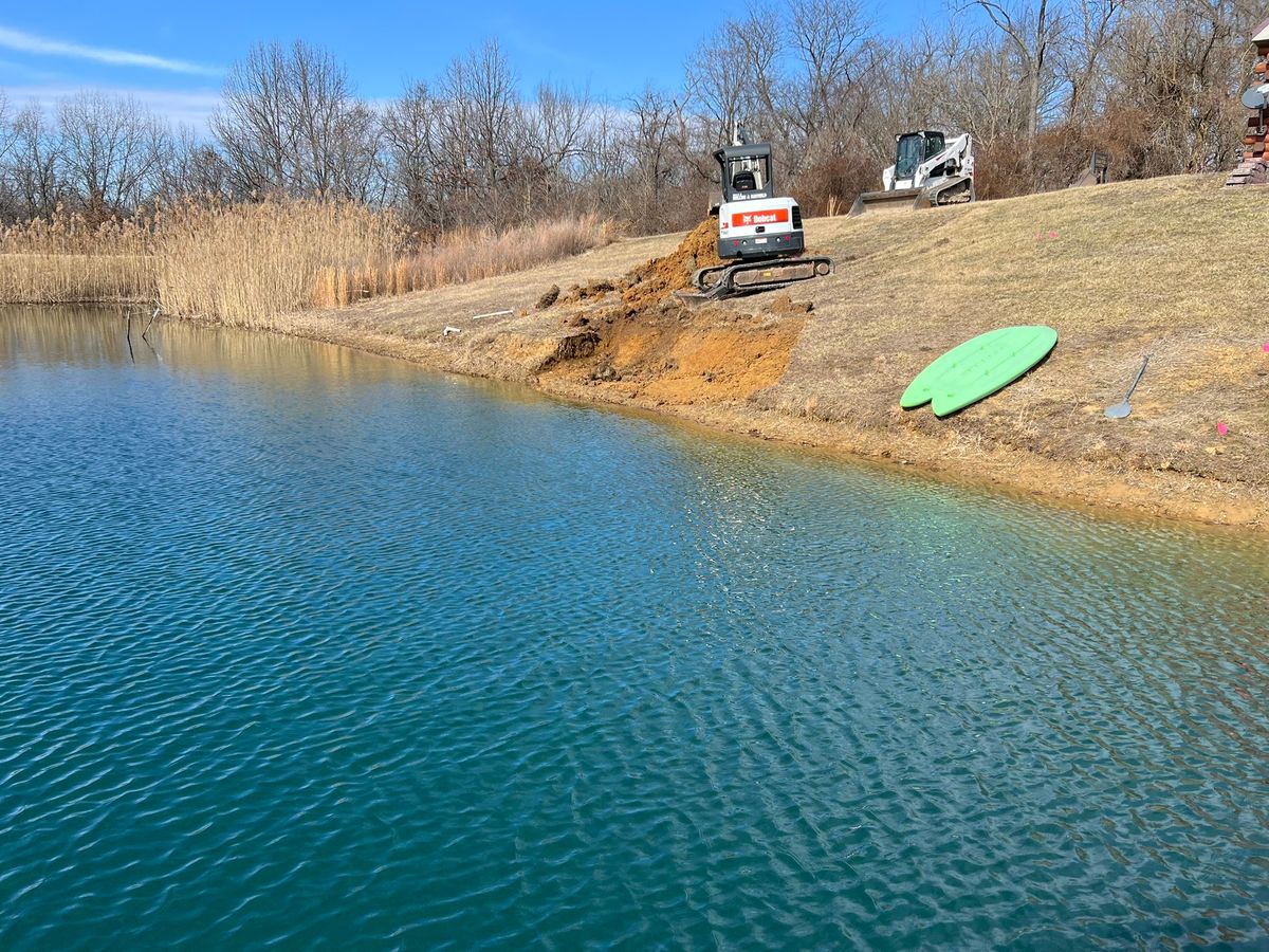 Landscape Installation for Mayfield Landscaping in Staunton, IL