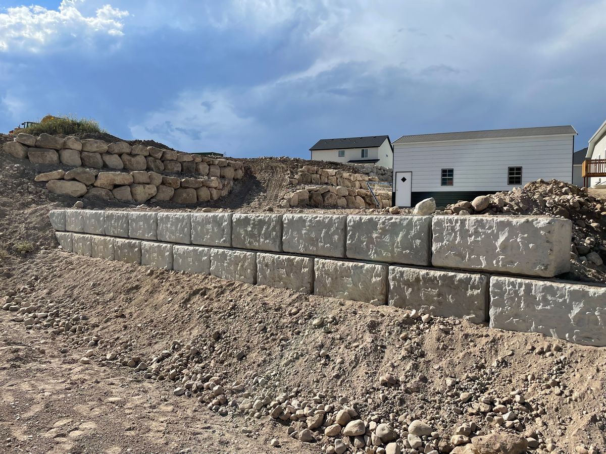 Site Preparation for Premier Rockwall & Excavating in Utah County, UT