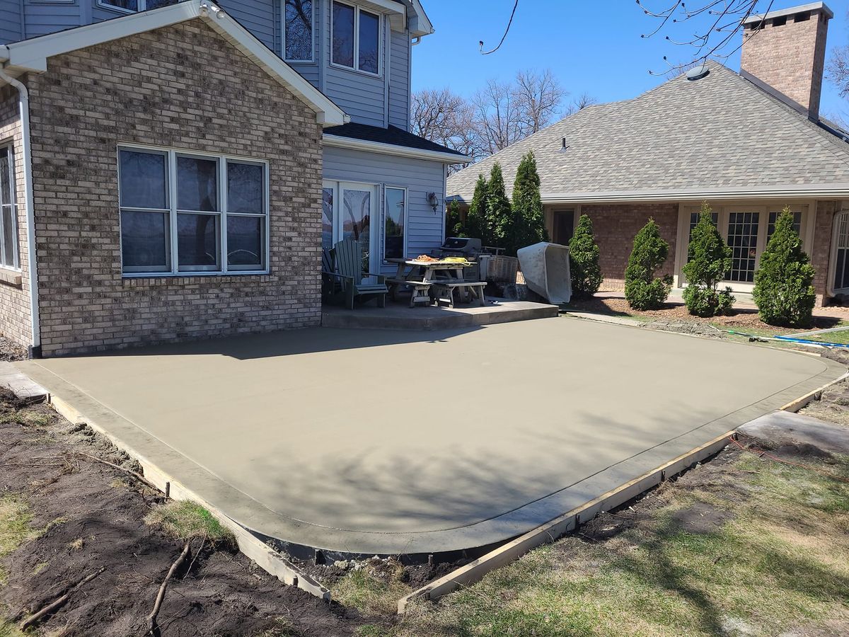 Concrete Slab Construction for Cousins Construction in Murdock, MN