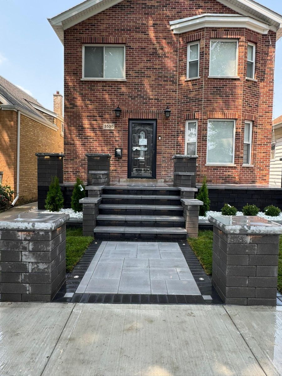 Brickwork for Alvarez Pavingstone INC. in Lyons, IL