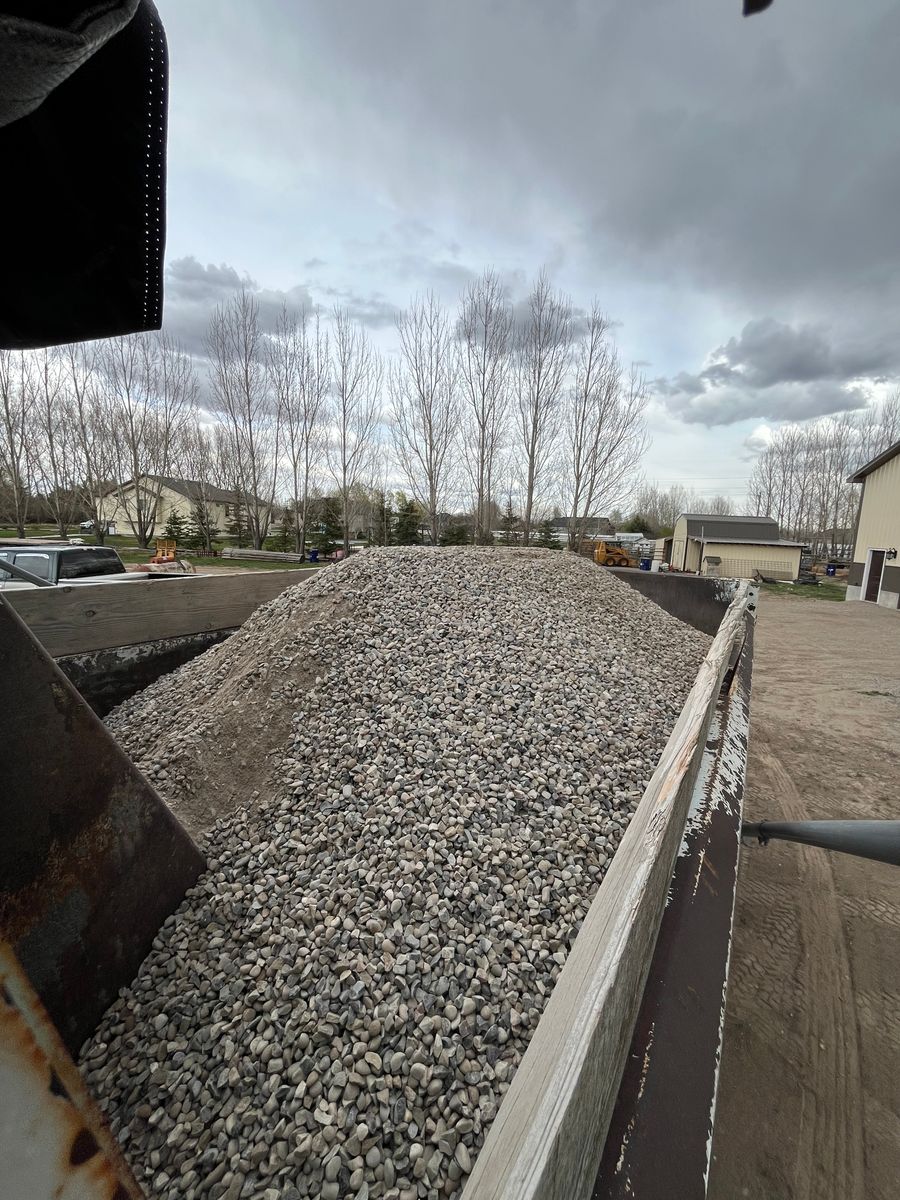 Driveway construction/repair for SilverStone Excavation in Rigby, ID