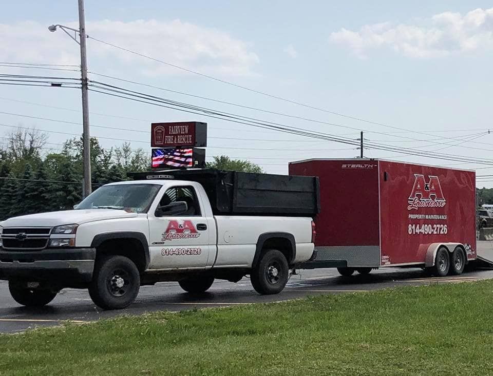 Mowing for A & A Lawn Care and OutDoor Services in Girard, PA