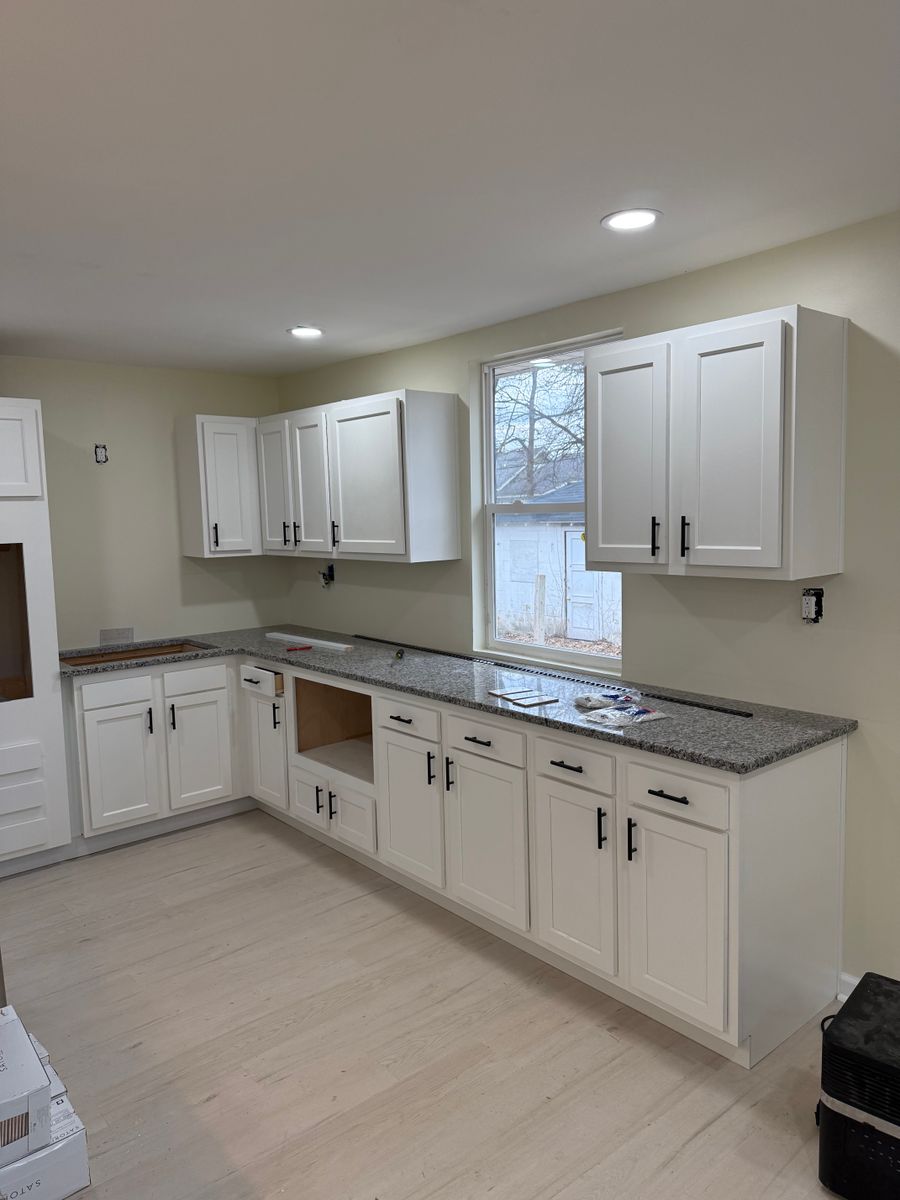 Kitchen Renovation for Shepherd’s Repairs N’ Installs in Campbellsburg, IN
