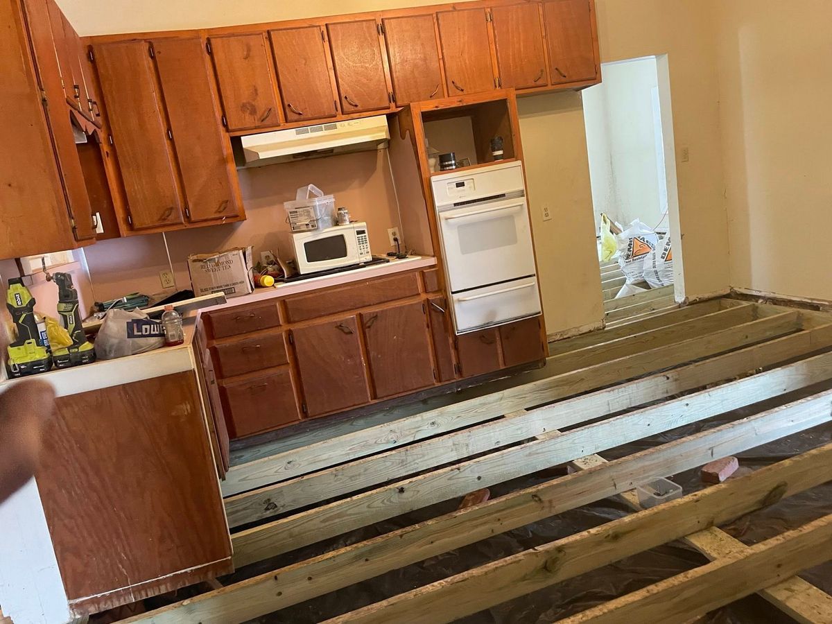 Kitchen Renovation for Justice’s Carpentry & Remodels in Cherryvale, KS