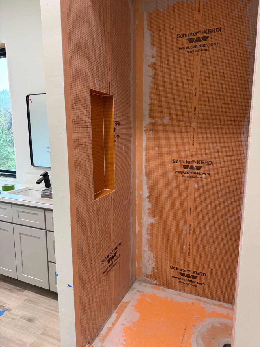 Bathroom Tiling for Dakota Tile & Stone in Belle Fourche, SD