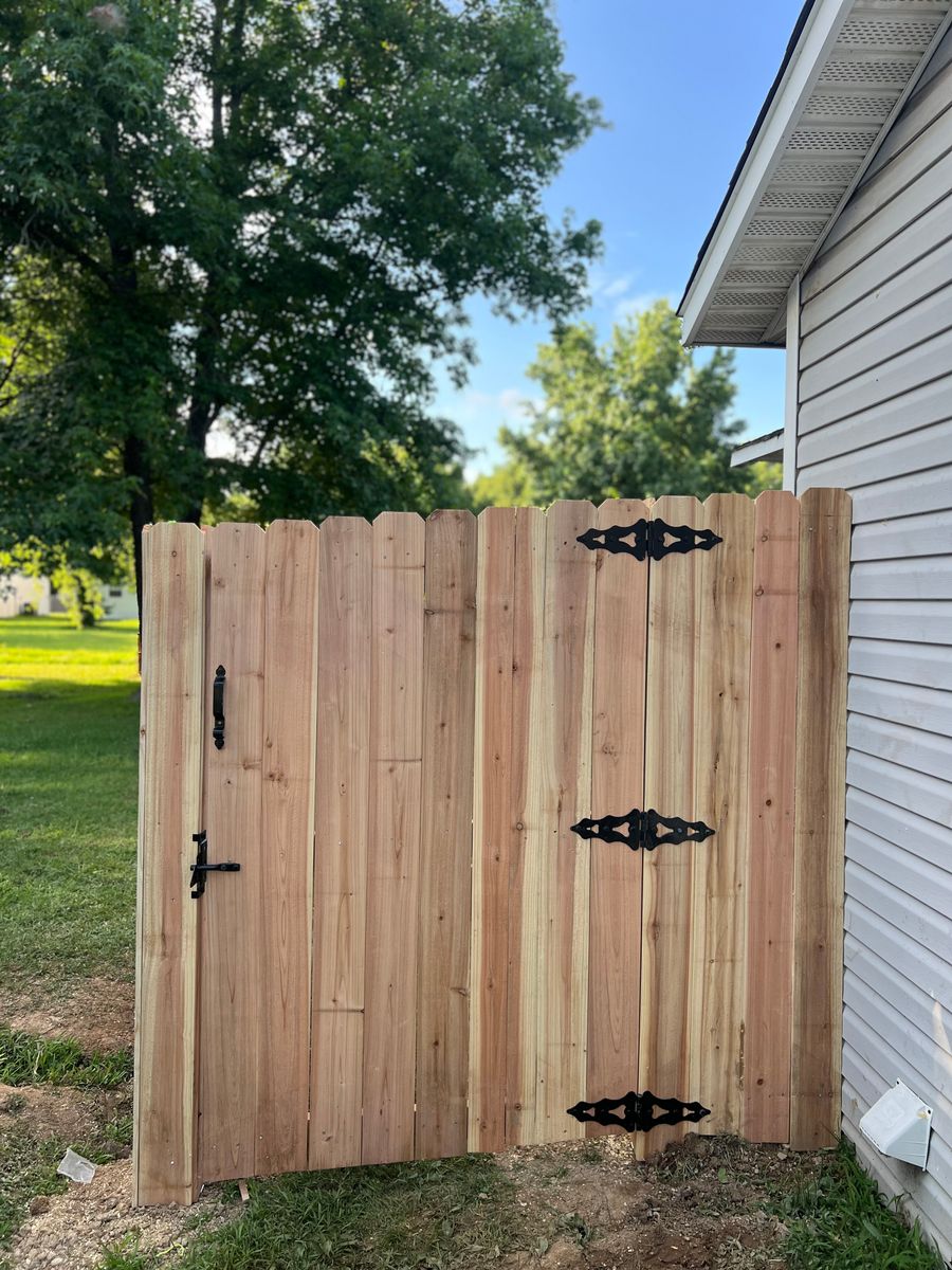 Fence Installation for KBM Fencing & More in Paragould, AR