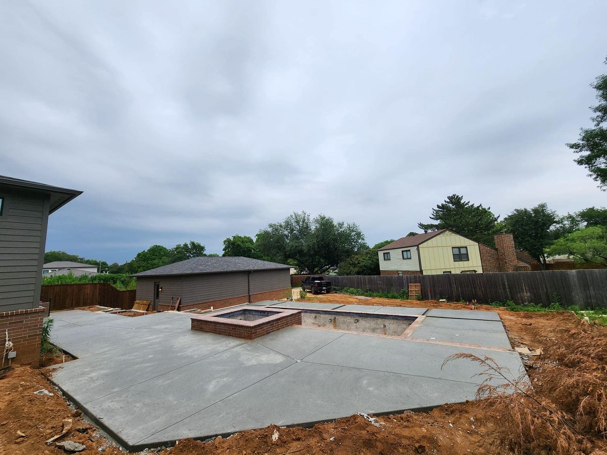 Patio Design & Installation for J&J Concrete in Scurry, TX