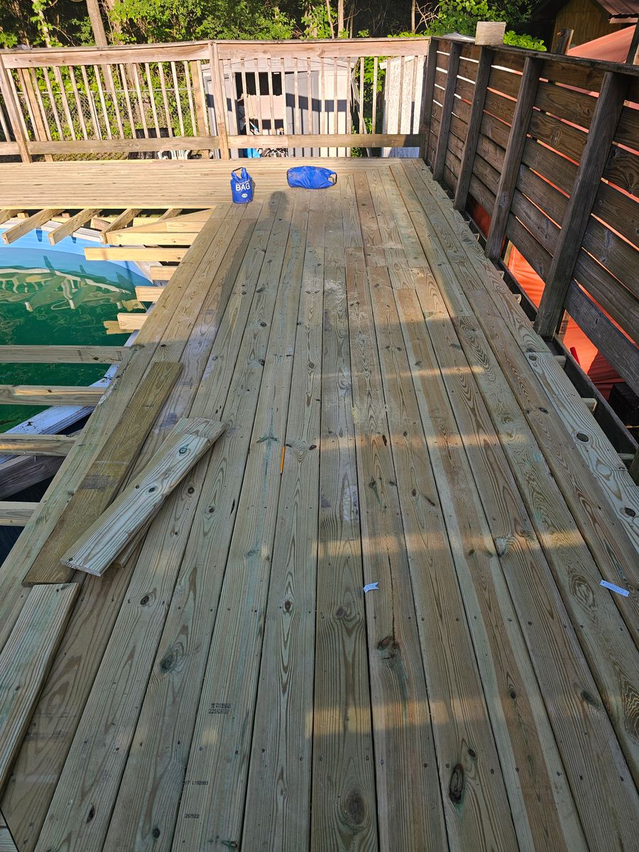 Decking for A&D Home Improvements in Cleveland, TN
