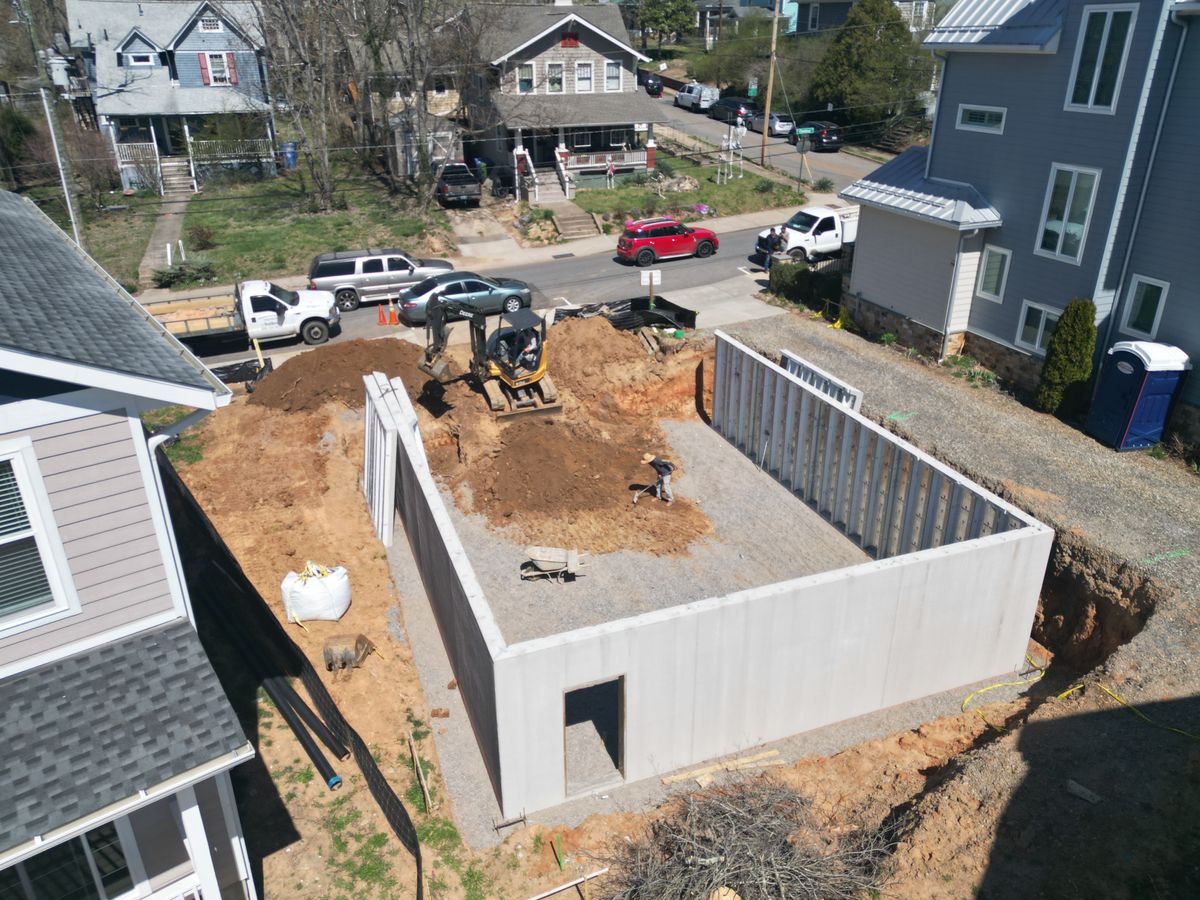 Grading & Foundations for JV Painting Services LLC in Hendersonville, NC