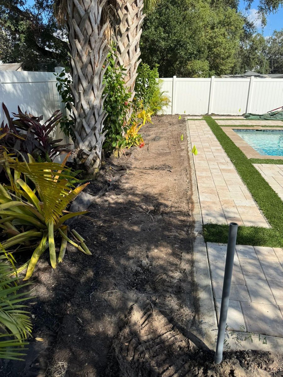 Land Grading for Shoreside Property Services in Apollo Beach, FL