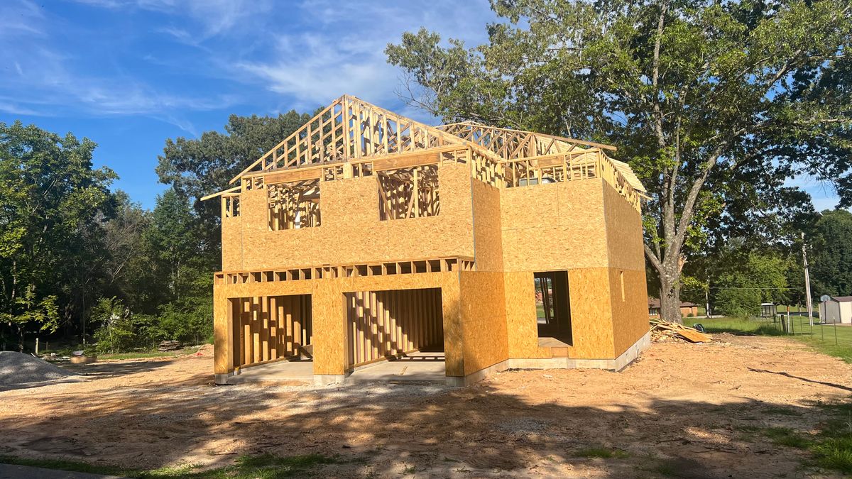Framing houses for A.K. Construction Inc  in West Plains, MO