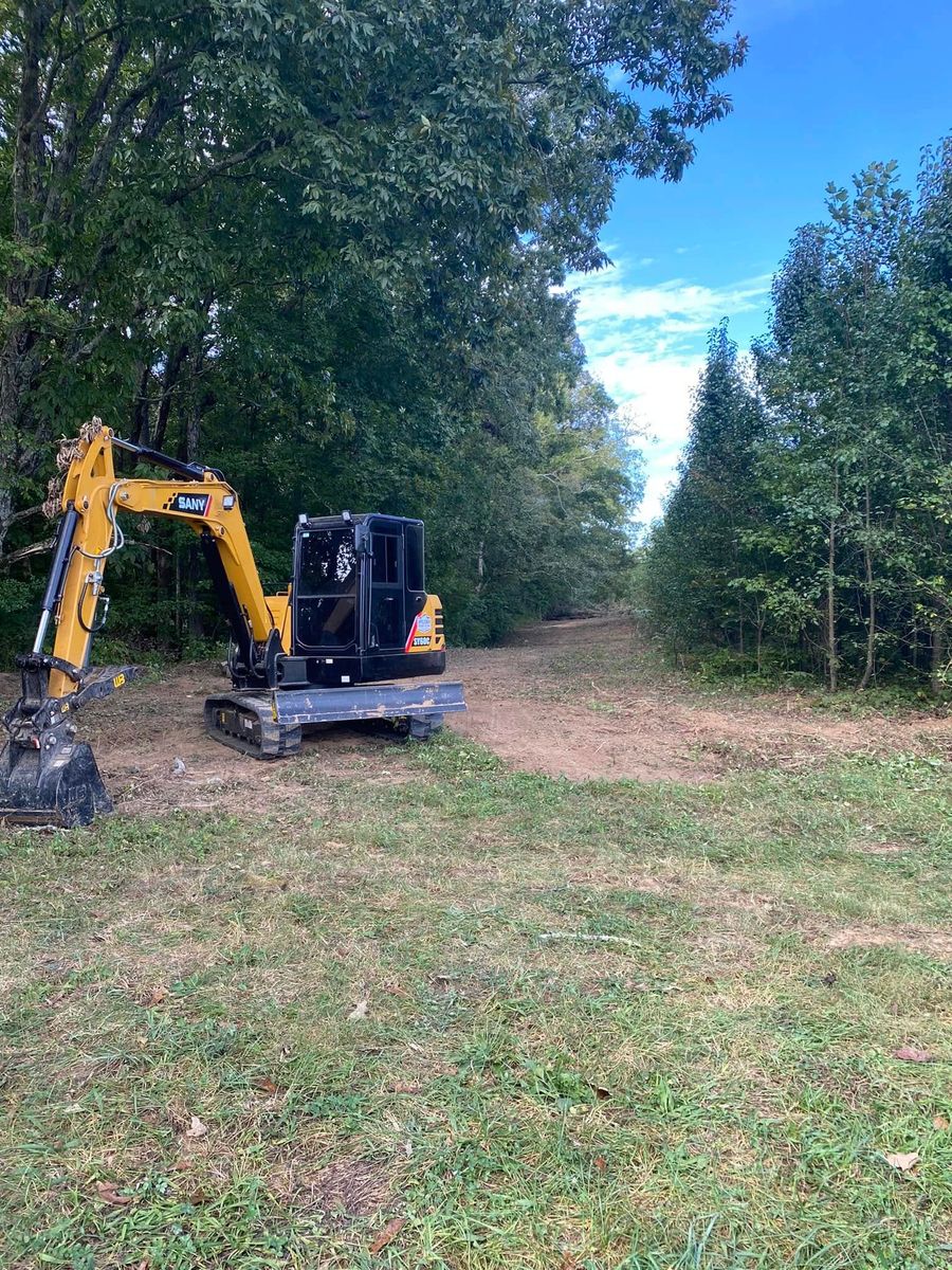 Land Clearing for A.D's Fencing Company in Madisonville, TN