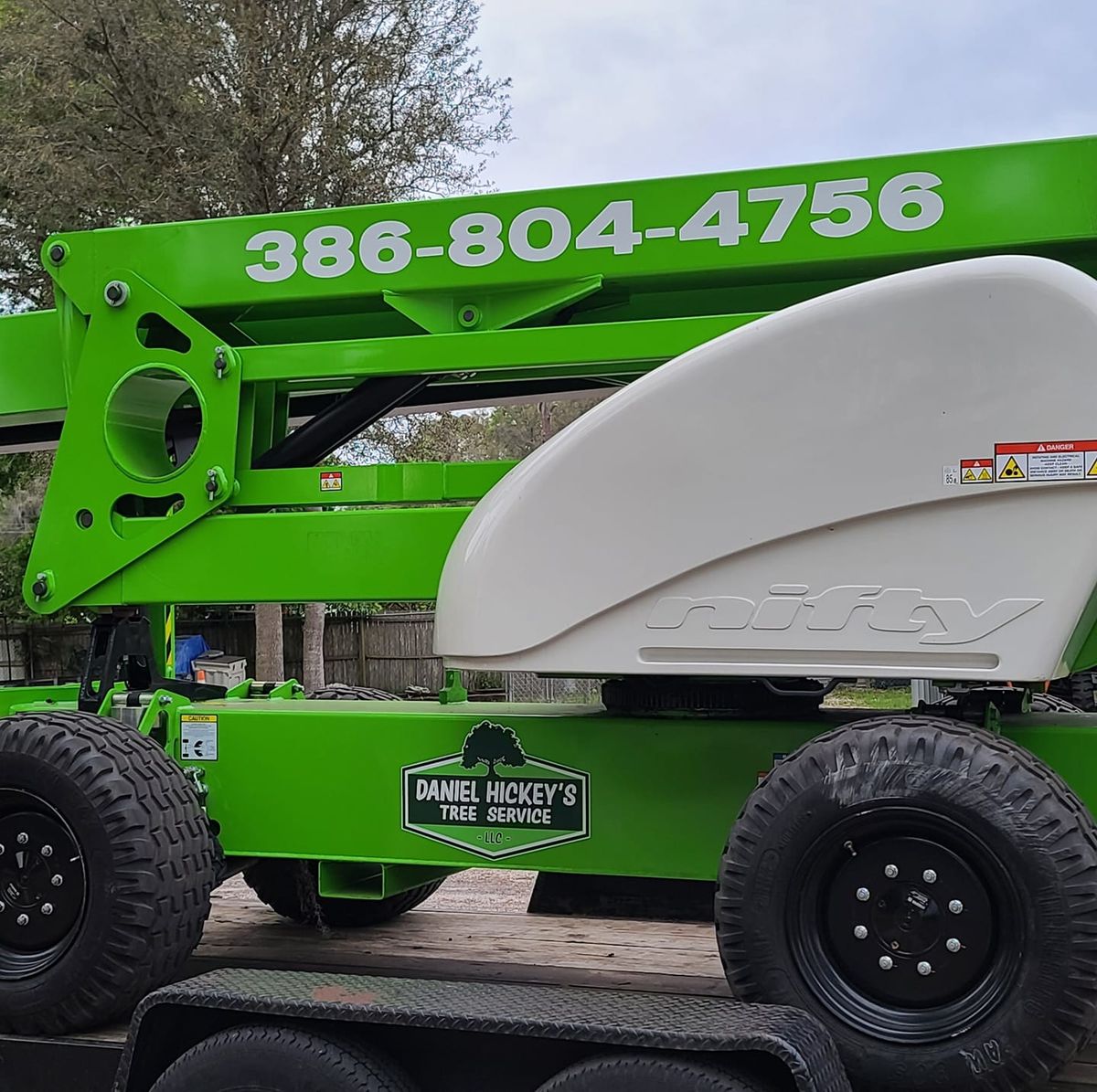 Bush Hogging for Daniel Hickey’s Tree Service in DeLand, FL