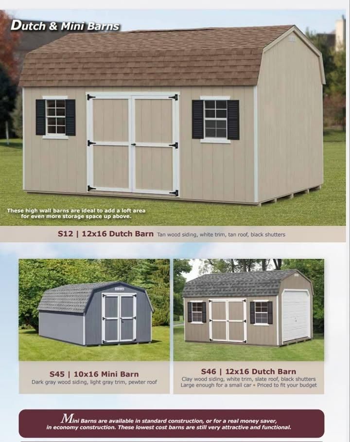Mini Barns for Rockhold Sheds in Deale, MD
