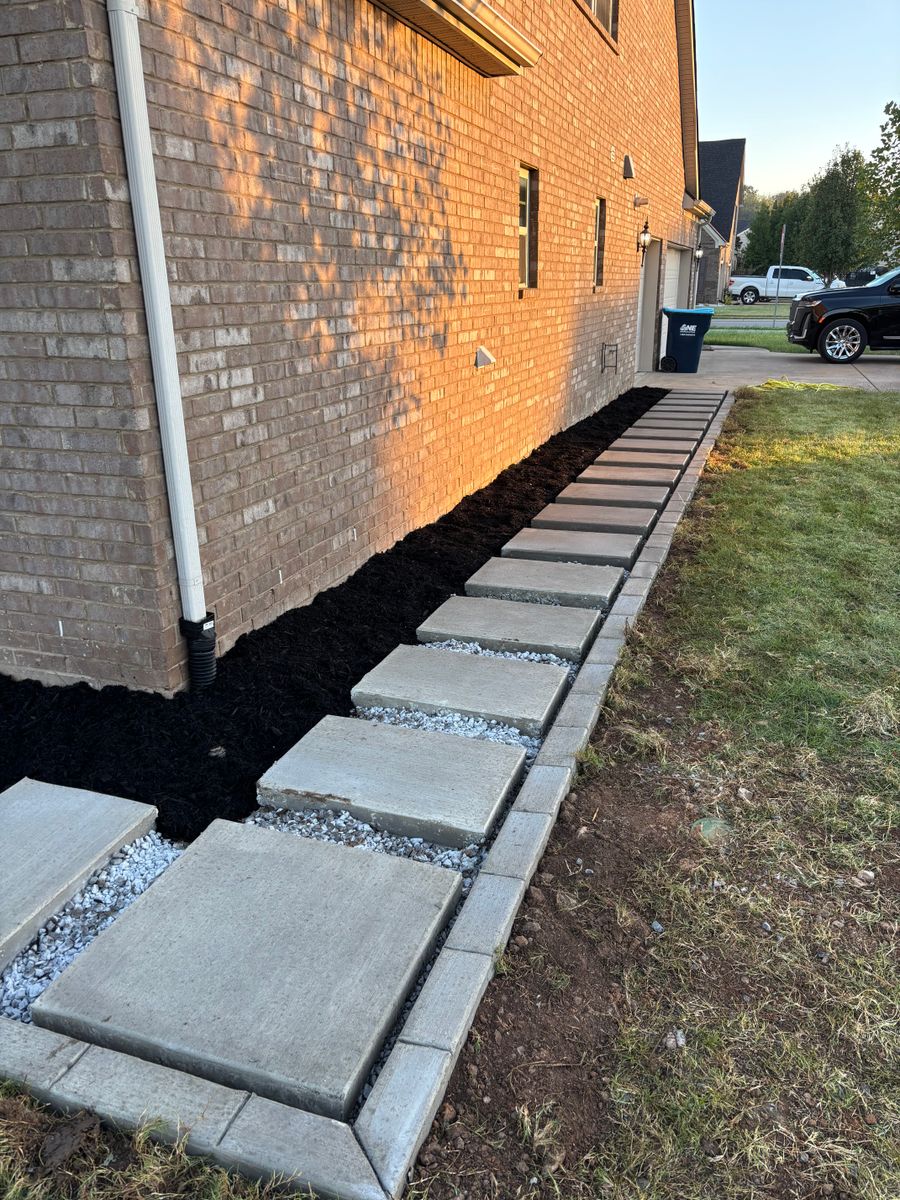 Concrete Walkway for Providence Concrete, LLC in Murfreesboro, Tennessee