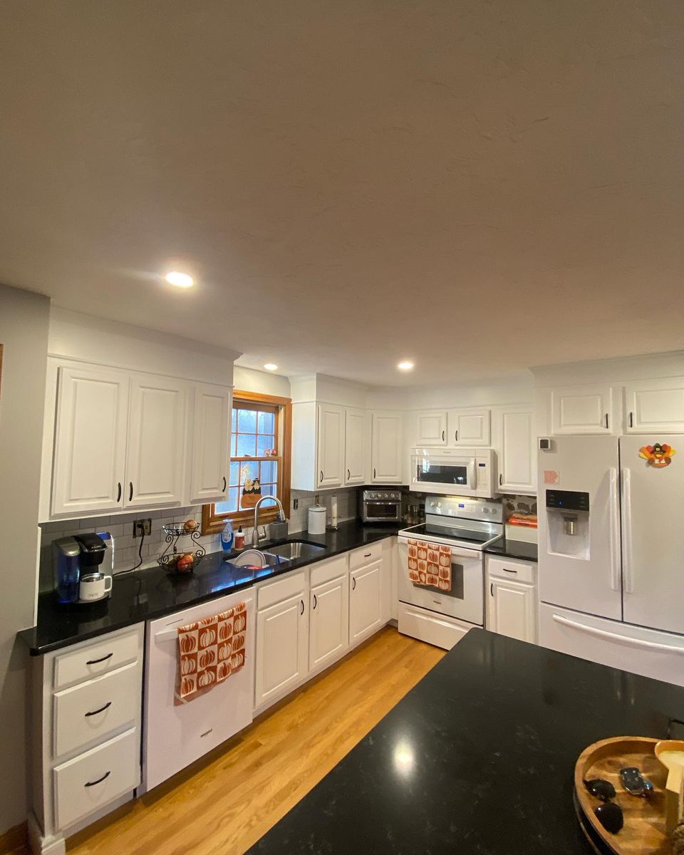 Kitchen Cabinet Refinishing for JBA Painting LLC in Killington, VT