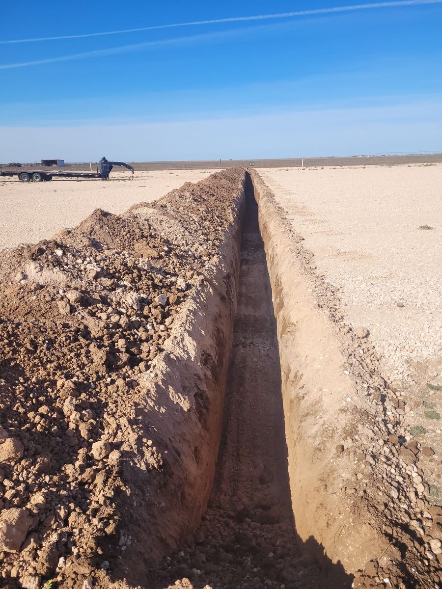 Dirt Work for Prairie Land Properties LLC in Lubbock, TX