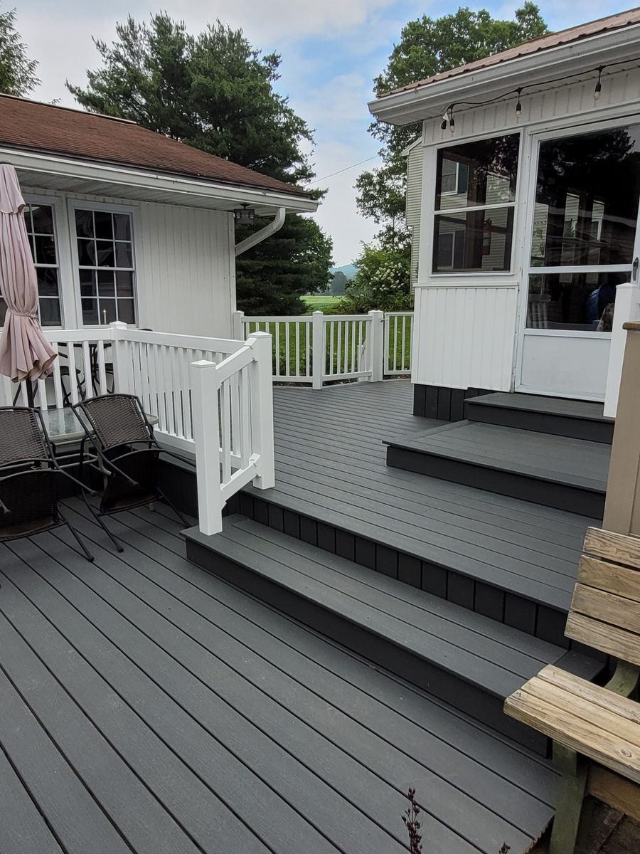 Deck & Patio Installation for Keith A. Hook Construction in Selinsgrove, PA
