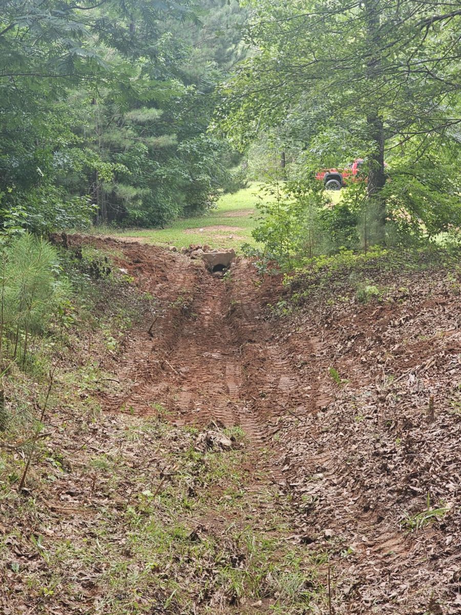 Drainage solutions for Jason Scott Grading & Clearing in Williamson, GA