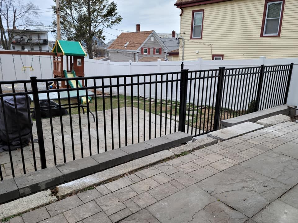 Aluminum Fencing Installation for Azorean Fence in Peabody, MA