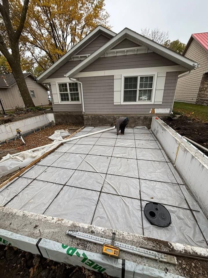 Foundations for Johnson Concrete in New London, MN