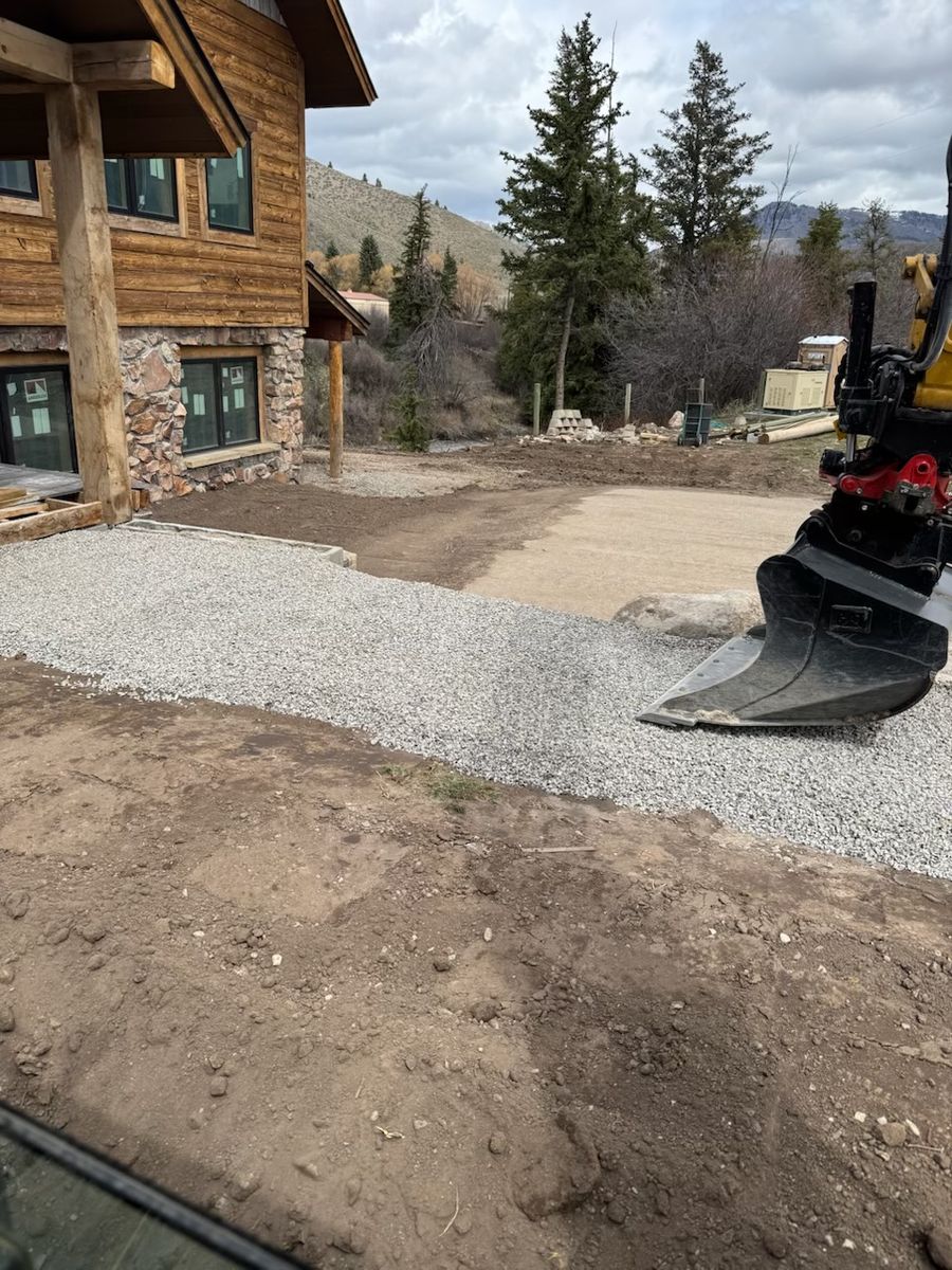 Driveway & Road Construction for Hansen Earth Works in Jackson, WY