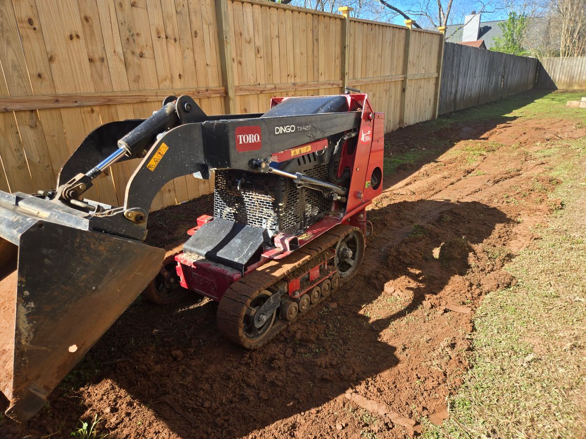 Mini skid steer for Zepeda's Mowing in Fort Valley, GA
