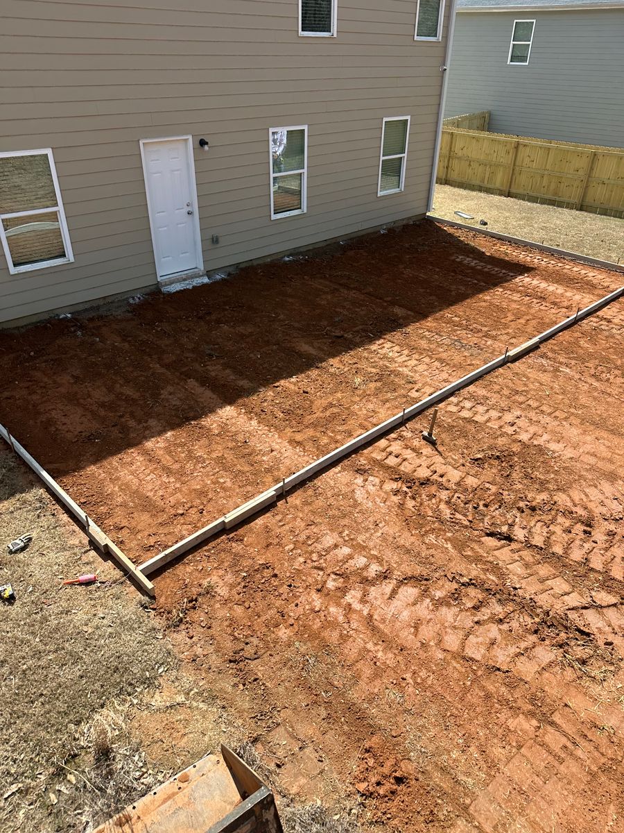 Patio Design & Installation for 360 Grading and Concrete in Bremen, GA