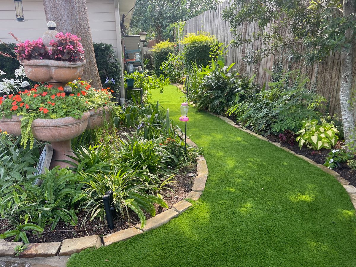 Artificial Turf Installation for Full Armor Landscapes in League City, TX