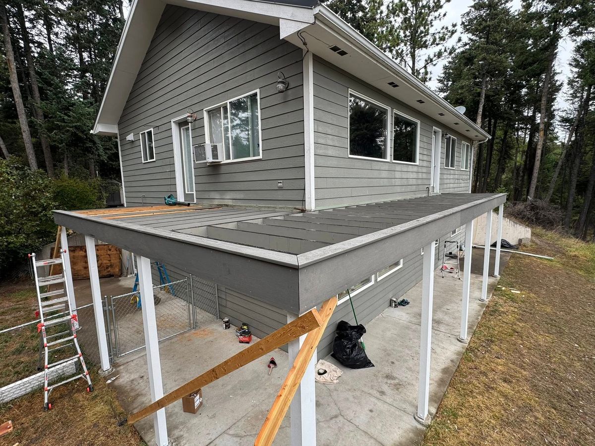 Deck & Patio Installation for Holden Custom Homes in Kalispell, MT