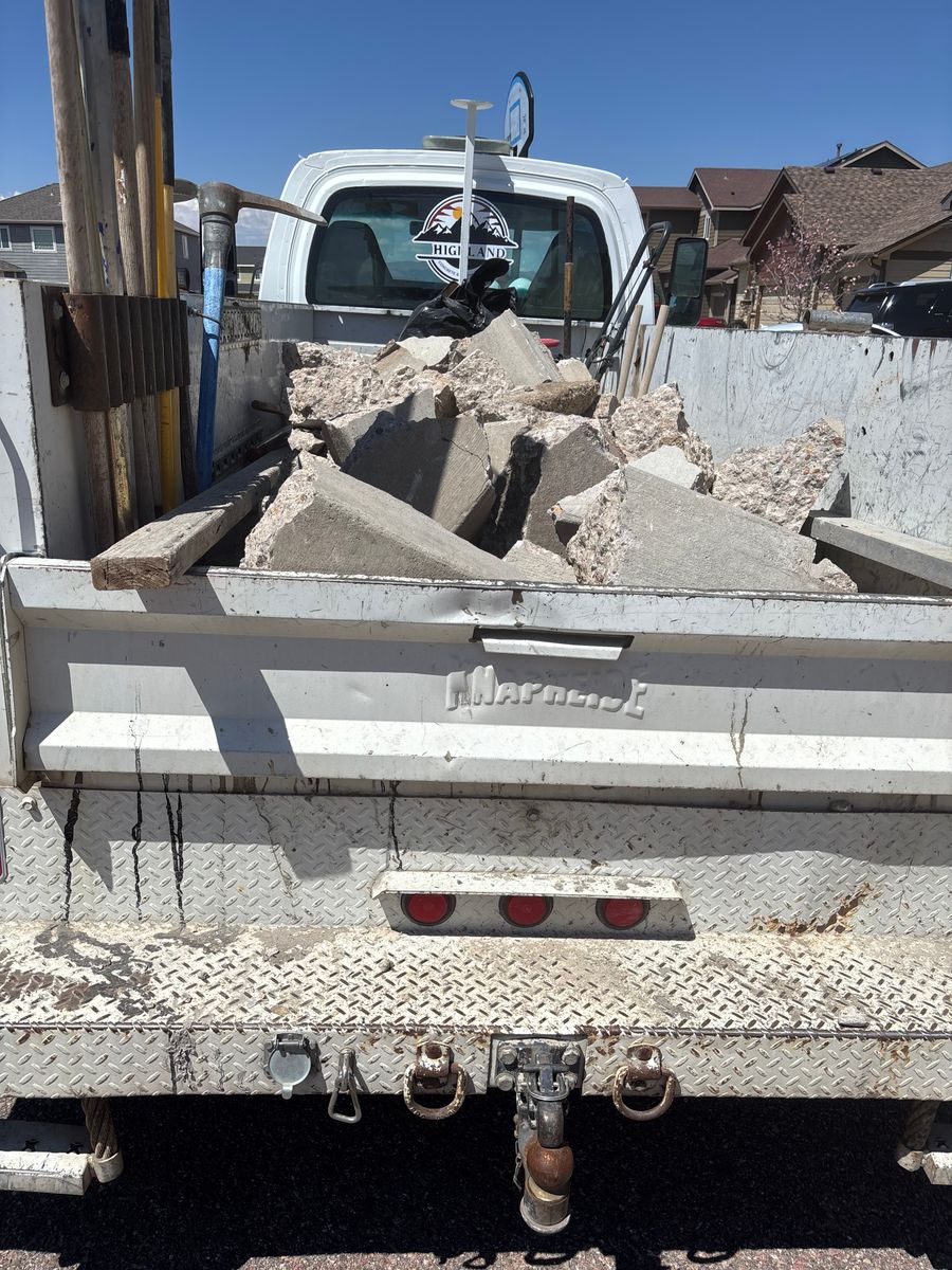 Cutting and Coring for Highland Concrete & Landscaping in Colorado Springs, CO