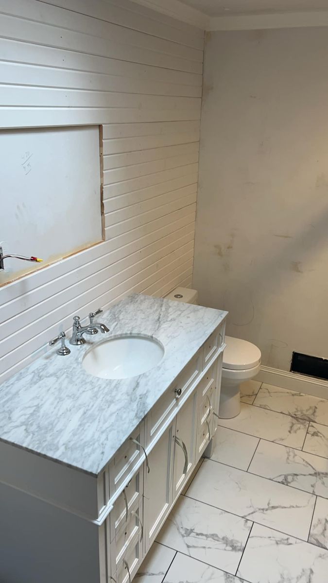 Bathroom Renovation for Whitlow Construction in Georgetown,  PA