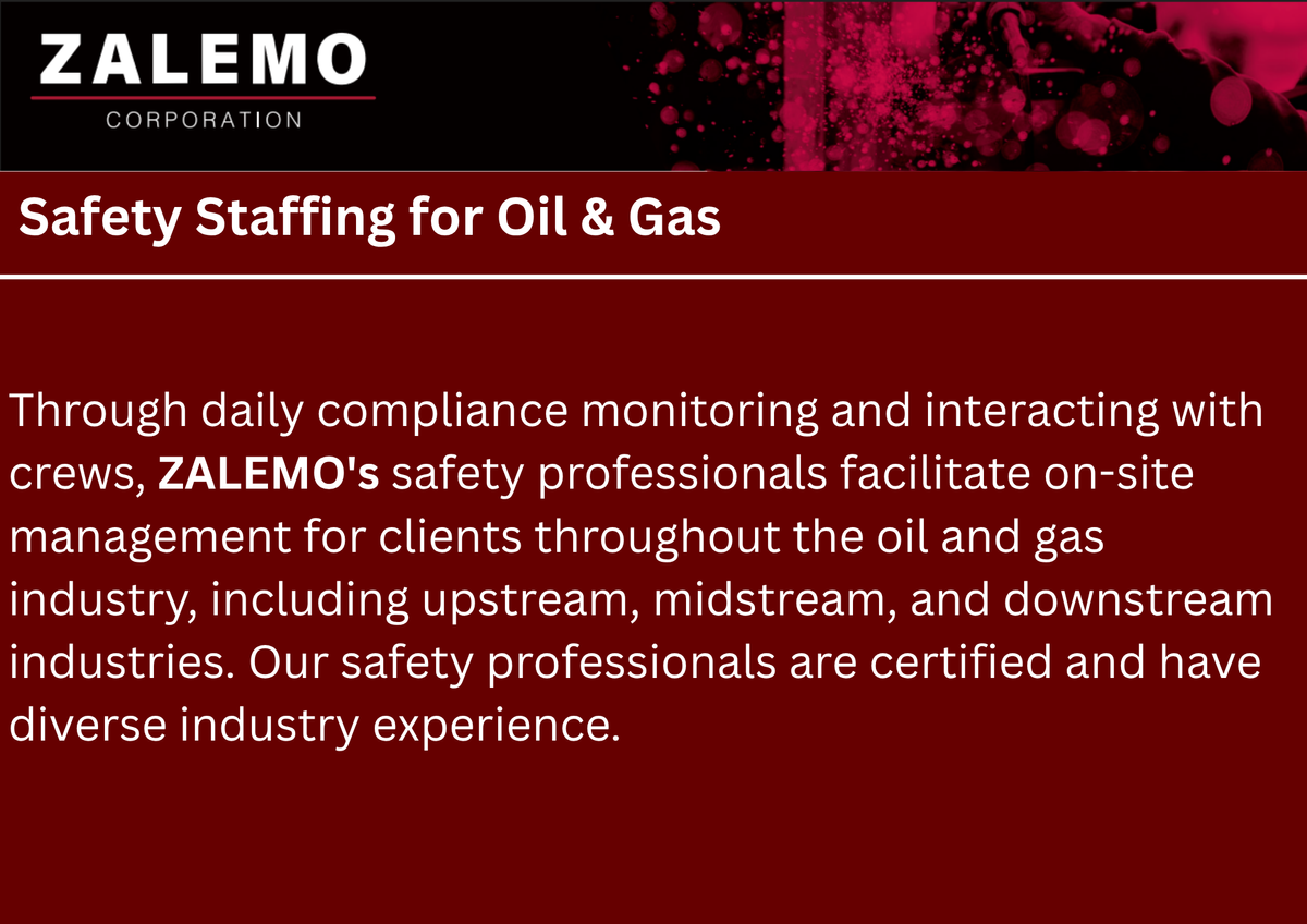 Safety Staffing for ZALEMO in Houston, TX