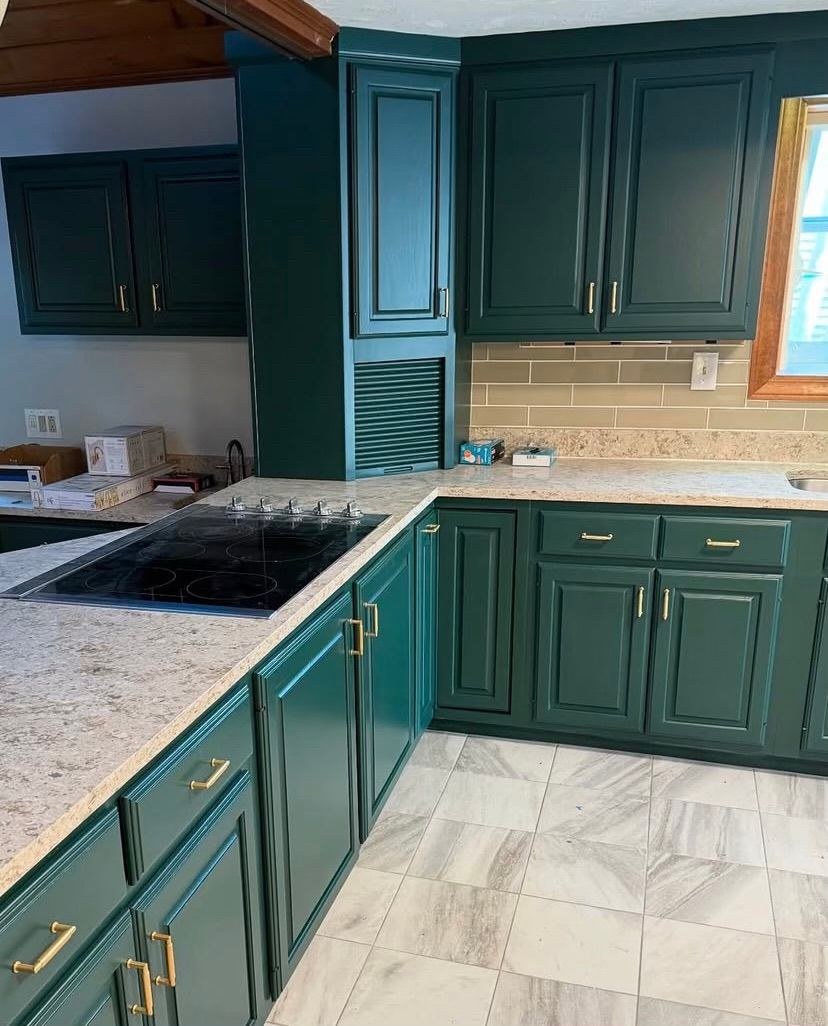 Kitchen and Cabinet Refinishing for Just Paint Houses in Youngsville, NC
