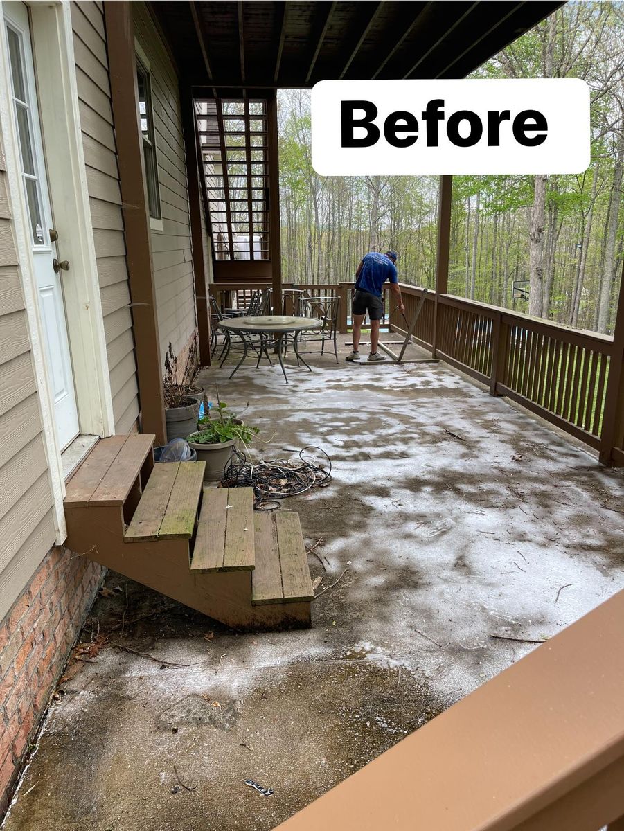 Concrete Cleaning for Power Works LLC. in Oak Hill, WV