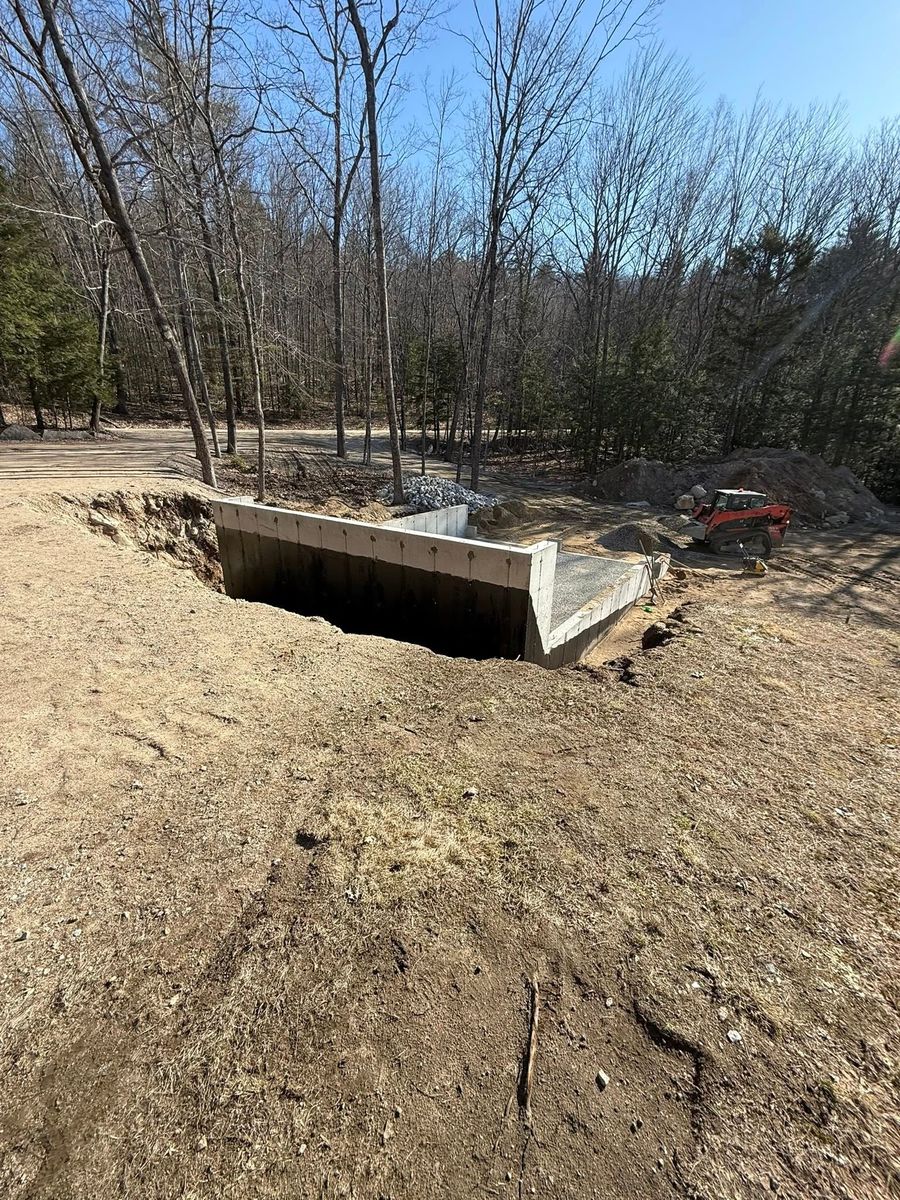Sewer & Water Lines for T&D Excavating LLC. in Madison, NH