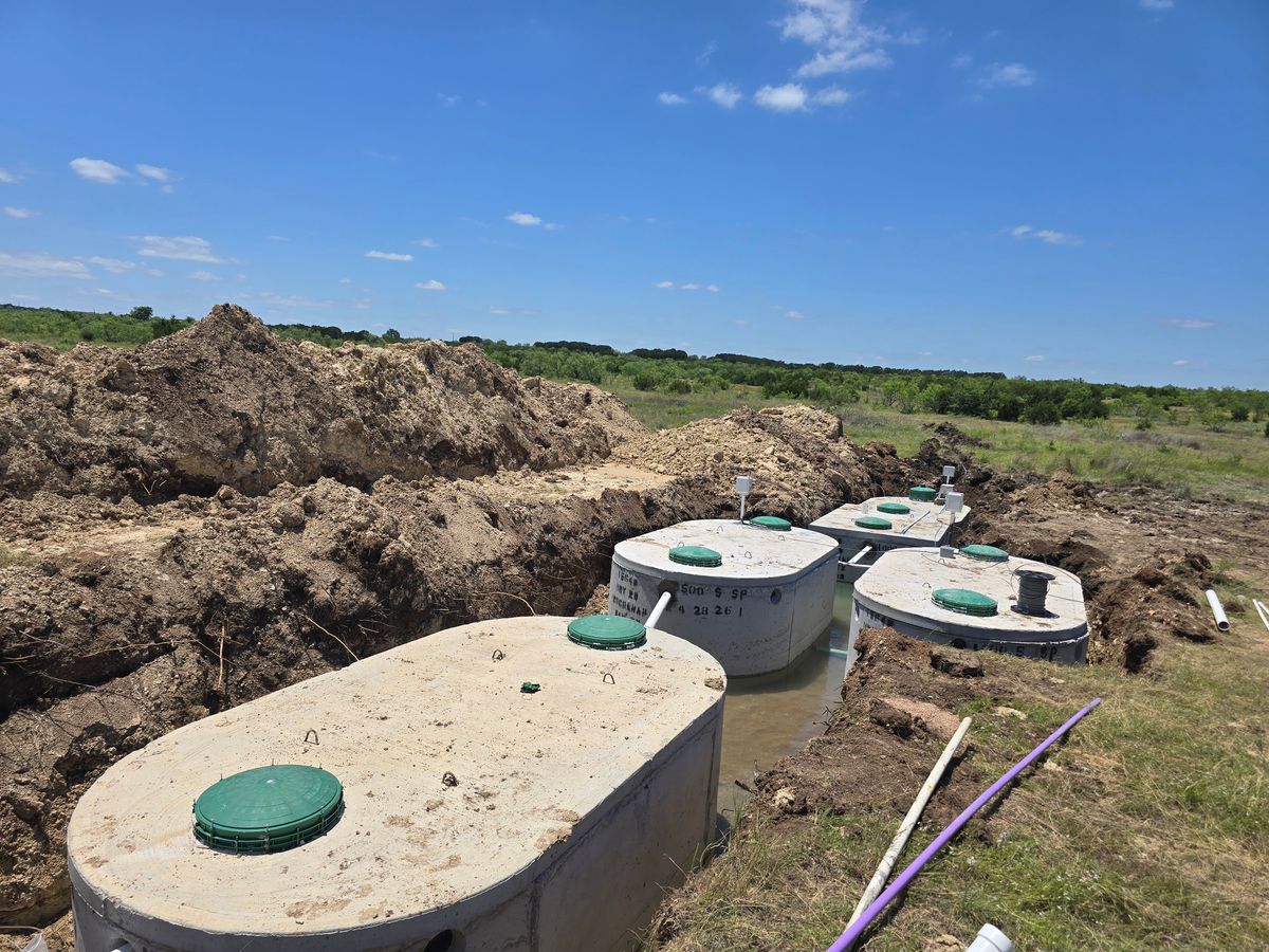 Site Preparation for Evant Backhoe & Construction in Evant, TX